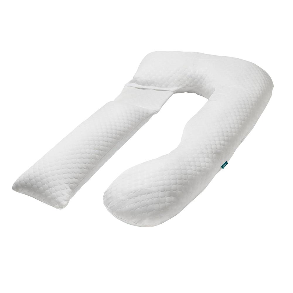 imageDr Talbots Moms Pregnancy Pillow  Stay Cool UShaped Pillow for Pregnant WomenUShaped Comfort