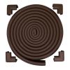 imageNuby Child Safety Soft Foam Edge and Corner Cushion for Hard Edges Includes 16 Feet and 4 Corners Brown