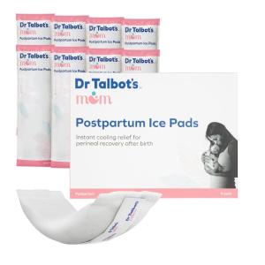 Dr. Talbot’s Mom Postpartum Ice Pads for Pain Relief – 8-Pack – 2-in-1 Absorbent Postpartum Pads for Women After Birth(Postpartum Ice Pads)