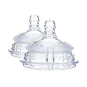 Nuby 2 Piece Slow Flow Comfort Nipple(2 Count (Pack of 1))