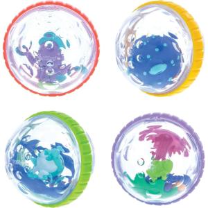 Nuby Bath Fun Time Book with Water-Proof Pages and Surprise Squeaker, Early Education, 0 M+ (Prints May Vary)(Bubbly Buds)