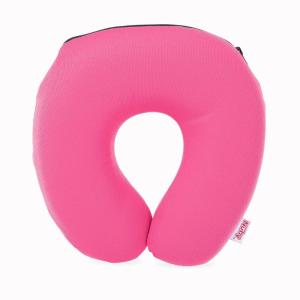 Nuby Memory Foam Support Pillow – Plush Travel Pillow – 0+ Months – Pink(Pink)