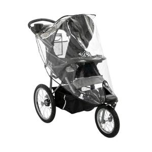 Nuby Travel System Weather Shield, Clear Plastic Stroller Cover with Storage Pocket & Vented Sides(Jogging Stroller Shield)