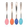 imageNuby 2in1 Hot Safe Feeding Spoons  4Pack Baby Spoons for Safe Feeding  4 Months