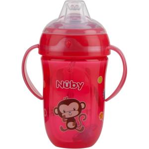 Nuby 360 2 Handle Comfort Cup, Boy, 9 oz, 2 pack(Red)