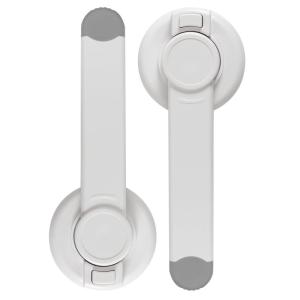 Nuby Child Safety Toilet Lock – Toilet Lid Lock for Baby Proofing – Easy One-Hand Operation – Simple Installation – Fits Most Seats(2 Pack)