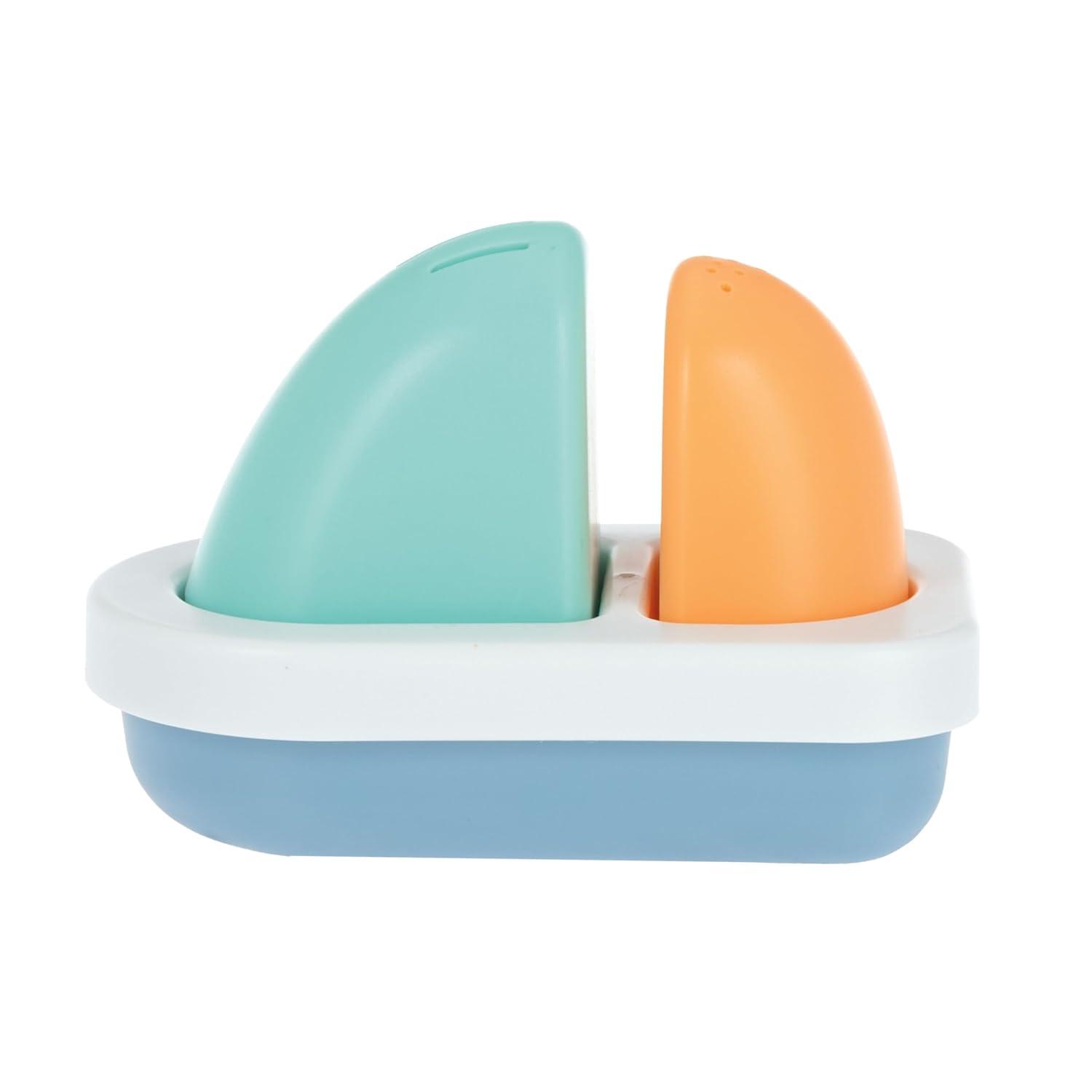 image:imageNuby Bath Essentials Set Whale Tub Toy Caddy with NonSlip Tray Gentle Rinse Pail for TearFree Baths amp Stackable Boat Toy for Play Storage amp Easy Bath Time OrganizationBath Essentials Set