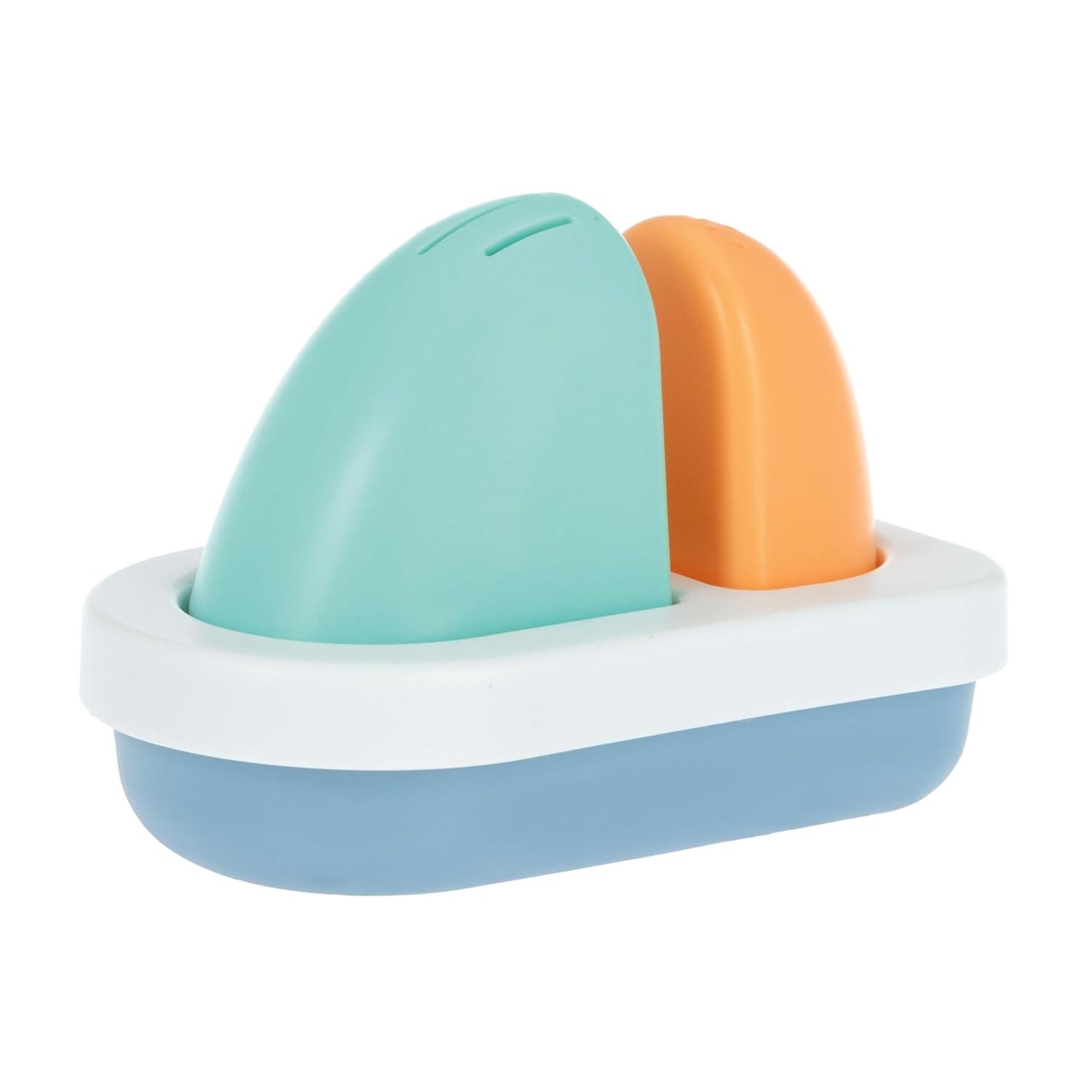 image:imageNuby Bath Essentials Set Whale Tub Toy Caddy with NonSlip Tray Gentle Rinse Pail for TearFree Baths amp Stackable Boat Toy for Play Storage amp Easy Bath Time OrganizationBath Essentials Set