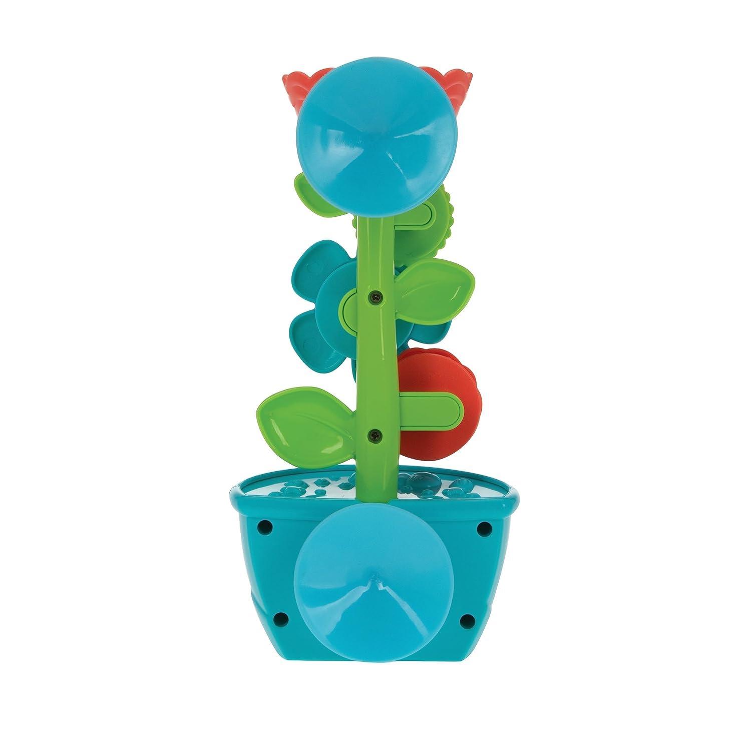 image:imageNuby Flow N Grow Garden Bath Toy with Flower and Watering Can Baby Bath Toy for Boys and Girls 18 Months Toddler Bath Suction Cup Toy Attaches to Shower WallFlow N Grow Garden Bath Toy