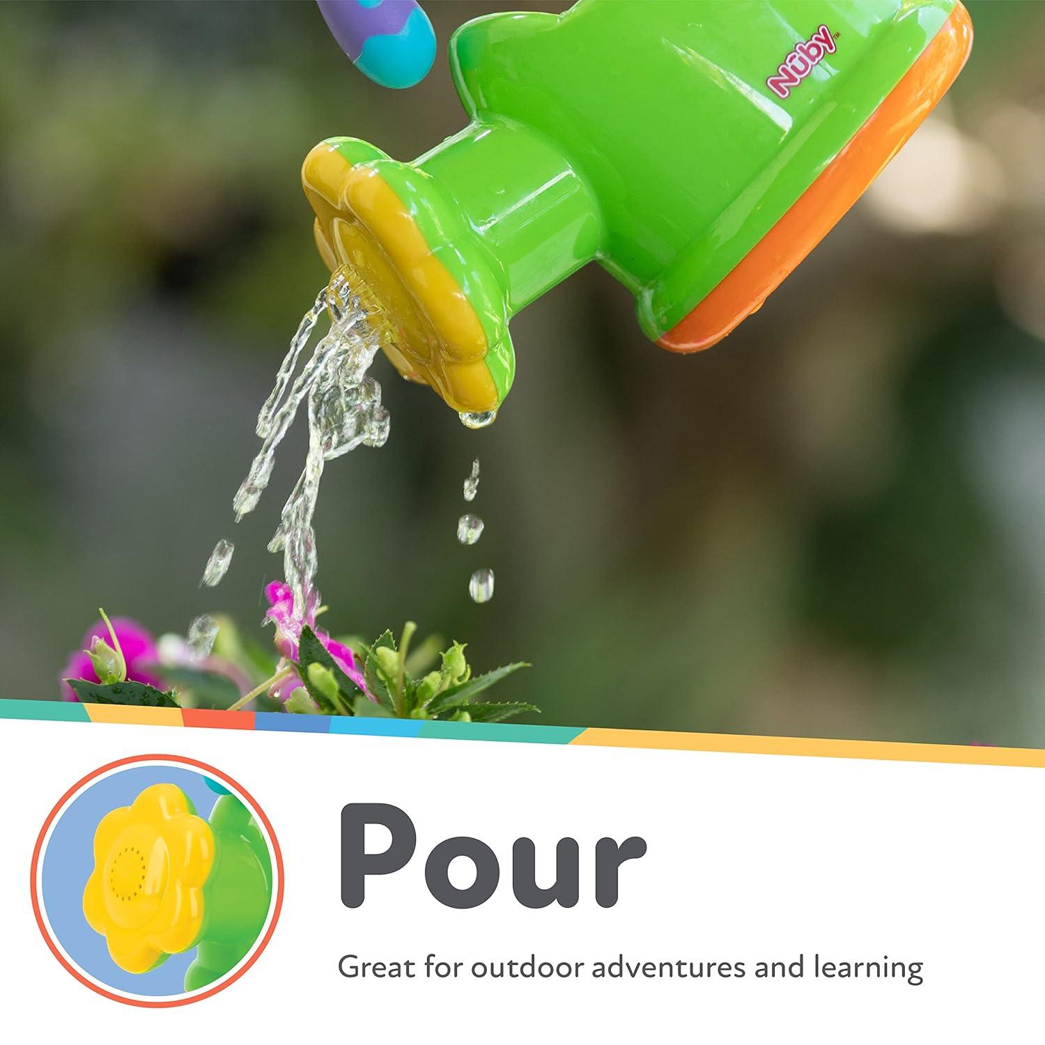 image:imageNuby Flow N Grow Garden Bath Toy with Flower and Watering Can Baby Bath Toy for Boys and Girls 18 Months Toddler Bath Suction Cup Toy Attaches to Shower WallWatering Can