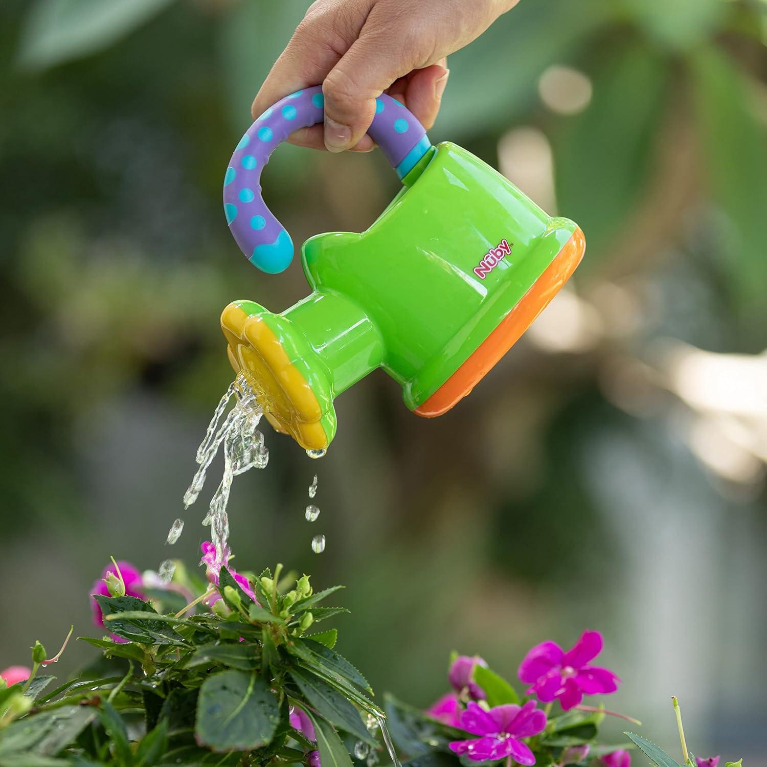 image:imageNuby Flow N Grow Garden Bath Toy with Flower and Watering Can Baby Bath Toy for Boys and Girls 18 Months Toddler Bath Suction Cup Toy Attaches to Shower WallWatering Can