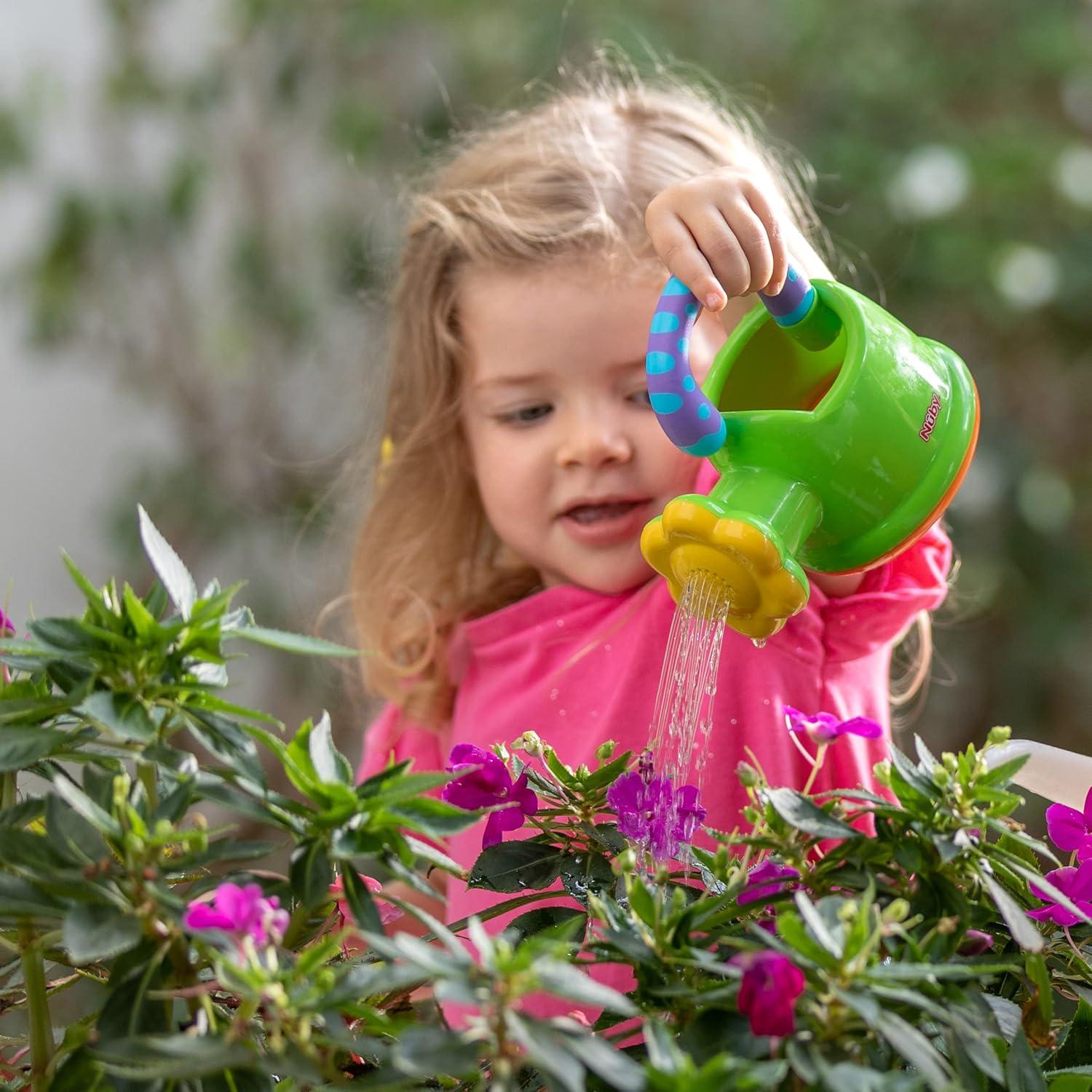 image:imageNuby Flow N Grow Garden Bath Toy with Flower and Watering Can Baby Bath Toy for Boys and Girls 18 Months Toddler Bath Suction Cup Toy Attaches to Shower WallWatering Can