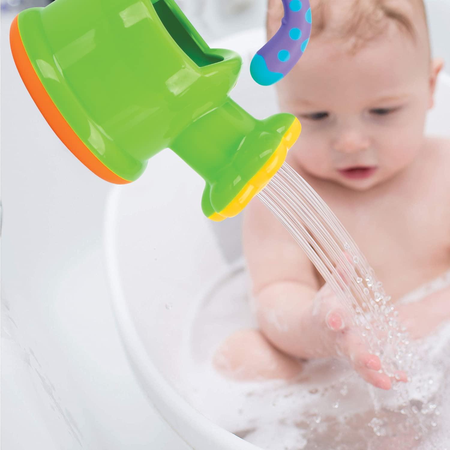 image:imageNuby Flow N Grow Garden Bath Toy with Flower and Watering Can Baby Bath Toy for Boys and Girls 18 Months Toddler Bath Suction Cup Toy Attaches to Shower WallWatering Can