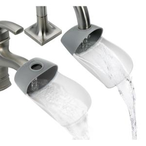 Nuby 2-in-1 Faucet Extenders for Toddlers – 2 Pack – Sink Extension for Bathroom or Kitchen – Helps Water Reach Kids for Handwashing