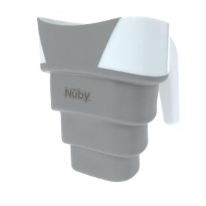 Nuby Collapsible Rinse Pail for Baby Bath Time – Collapsible Bucket with Easy Grip Handle to Rinse Baby Shampoo and Soap – Baby Essentials((Pack of 1))