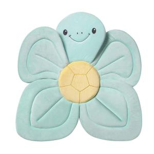 Nuby Turtle Baby Bath Cushion for Bathtub or Sink, Soft and Easy to Dry Fabric, 0-6 Months, Turquoise(1 Count (Pack of 1))