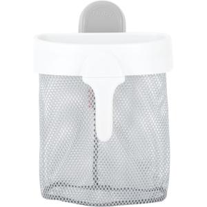 Nuby Mesh Toy Caddy – Bath Toy Storage Organizer with Detachable Suction Hanger – Handle for Easy Scooping – Durable, Quick-Dry Mesh(Mesh Toy Caddy)