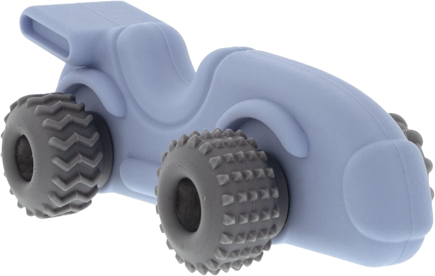 image:imageNuby Silicone Teether Toy for Babies Textured Teething Yellow Bug Car with Moving Wheels Soothes Sore Gums Encourages Tactile Development and HandEye Coordination Ages 6 MonthsBlue Racecar
