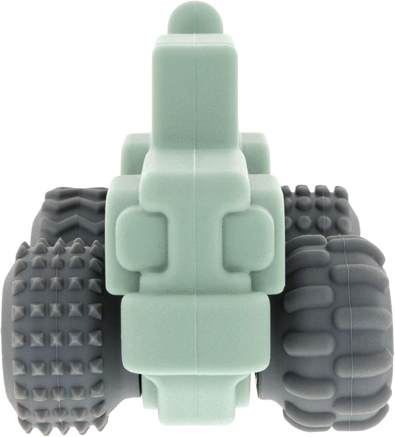 image:imageNuby Silicone Teether Toy for Babies Textured Teething Yellow Bug Car with Moving Wheels Soothes Sore Gums Encourages Tactile Development and HandEye Coordination Ages 6 MonthsGreen Jeep