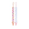 Pink Flowers and White With Polka Dots