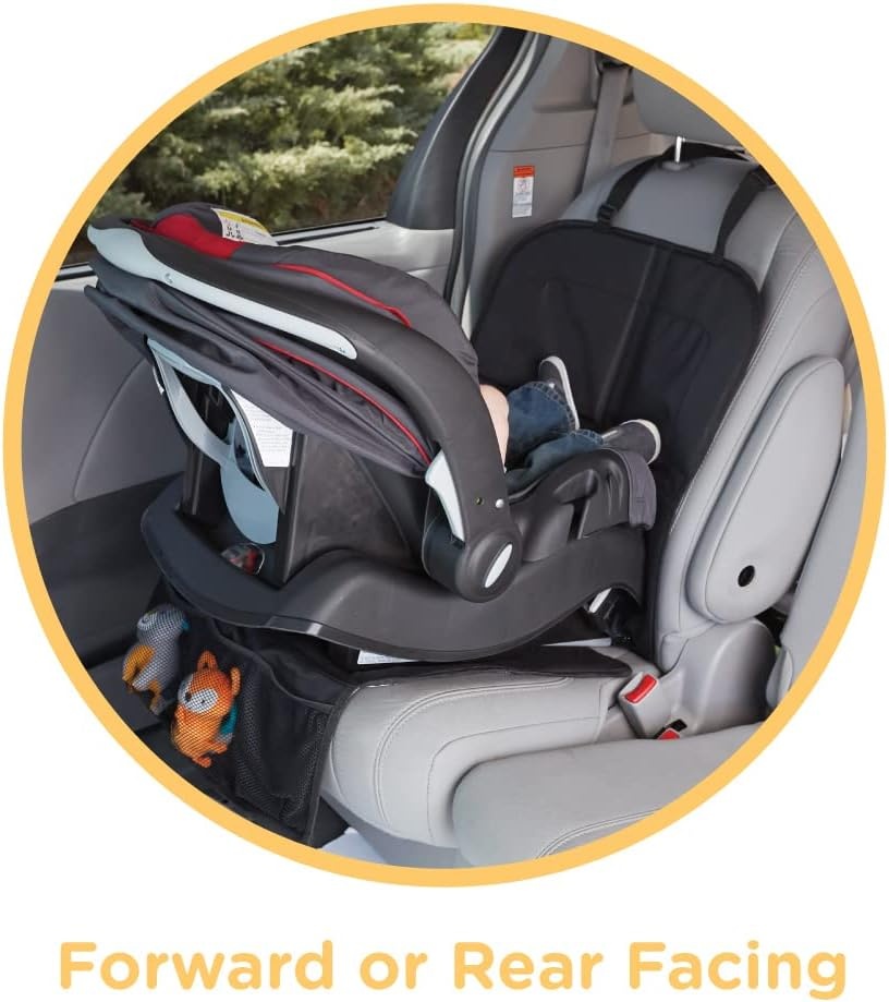 image:imageNuby Deluxe Car Seat Protector Black Mat for use Under Childs Car SeatSet Protector
