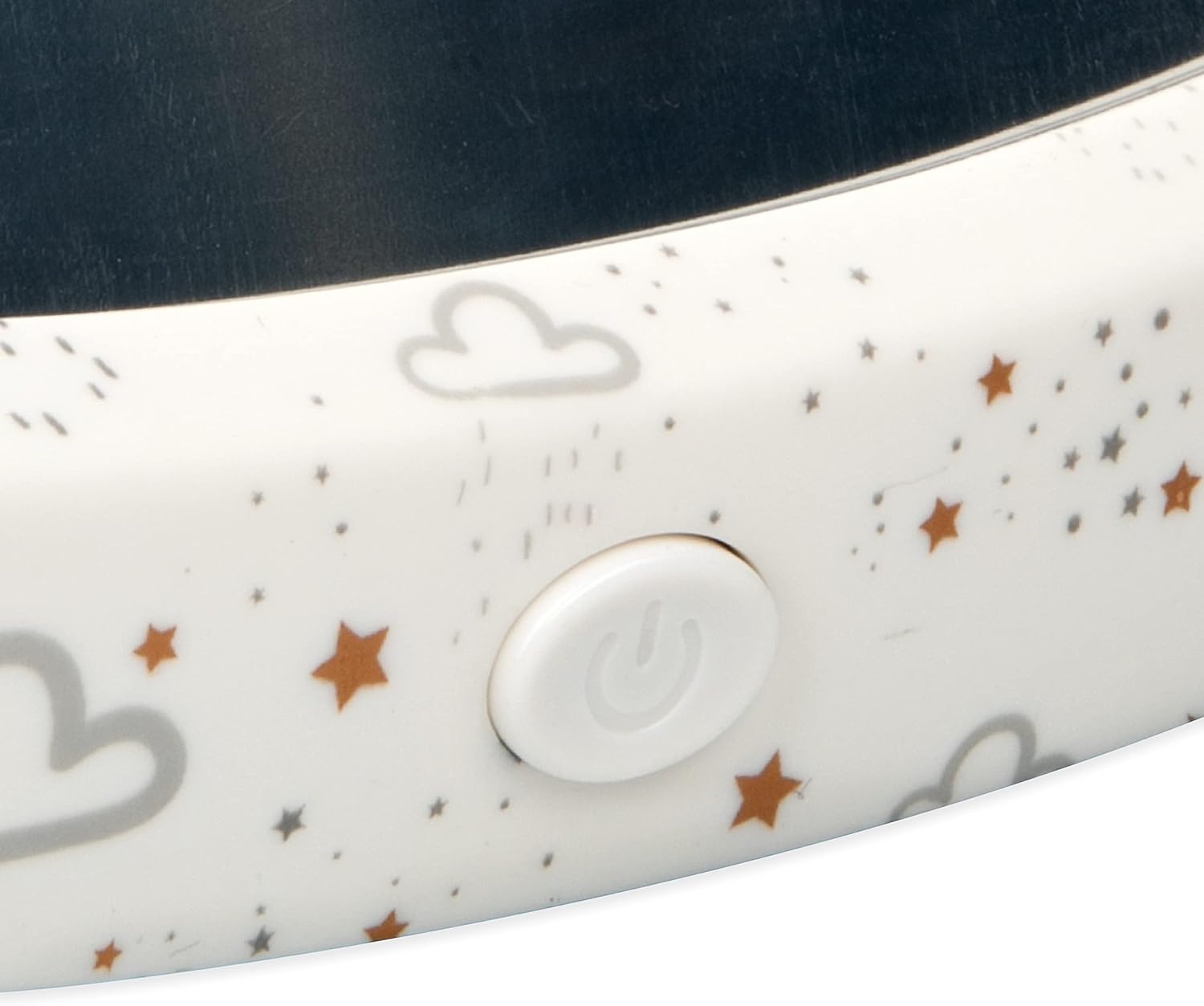 image:imageNuby LED Light Backseat Baby Car Mirror with Remote Controlled Light Wide View Shatter Resistant Mirror Adjustable White CloudWhite Cloud