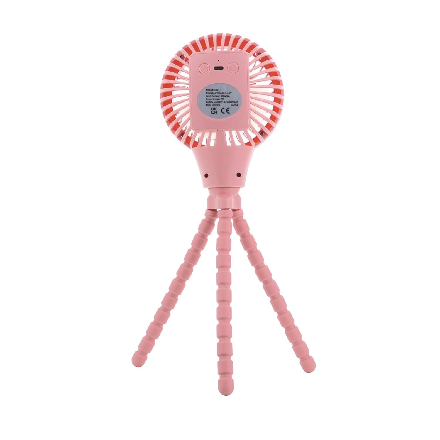 image:imageNuby Oscillating Stroller Fan with Adjustable Legs 3Speed Portable Fan for Car Seats and Play Yards Stroller Accessories Summer Travel Essentials BlackPink