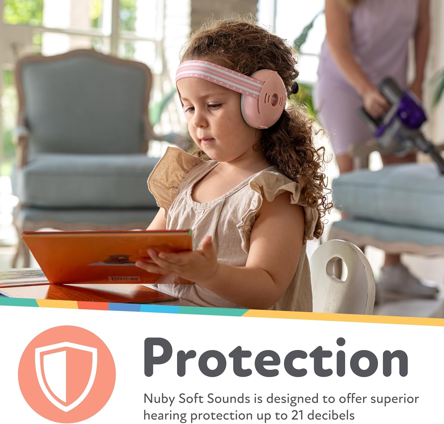 image:imageNuby Soft Sounds NoiseCanceling Earmuffs with Travel CaseGray