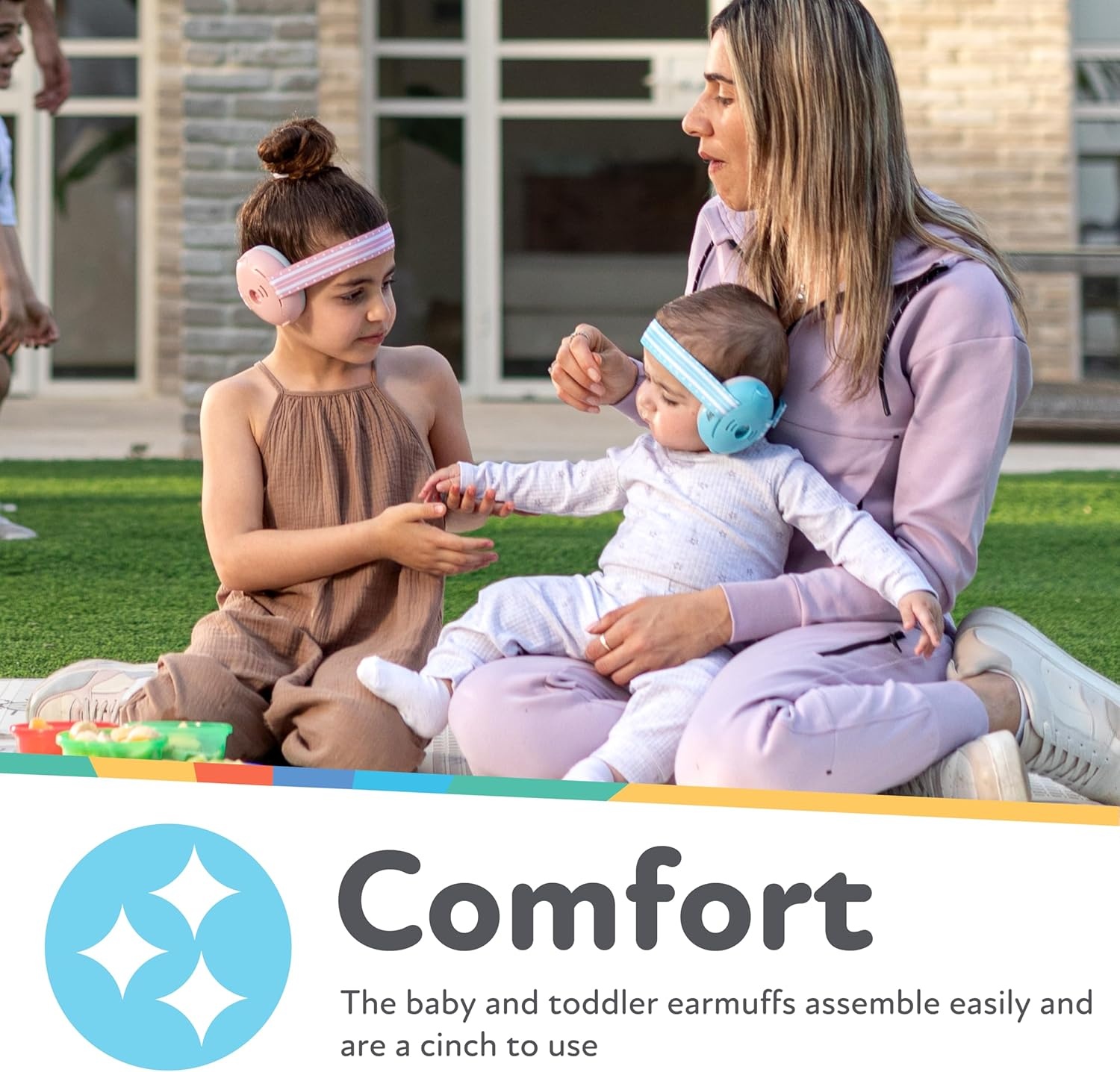 image:imageNuby Soft Sounds NoiseCanceling Earmuffs with Travel CasePink