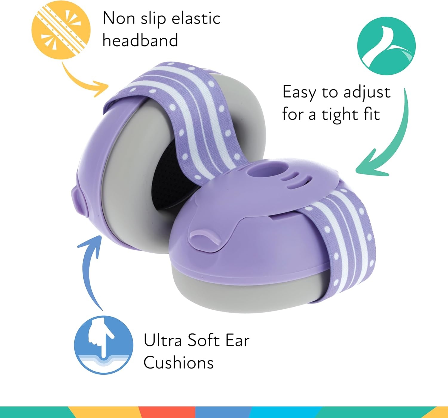 image:imageNuby Soft Sounds NoiseCanceling Earmuffs with Travel CasePurple