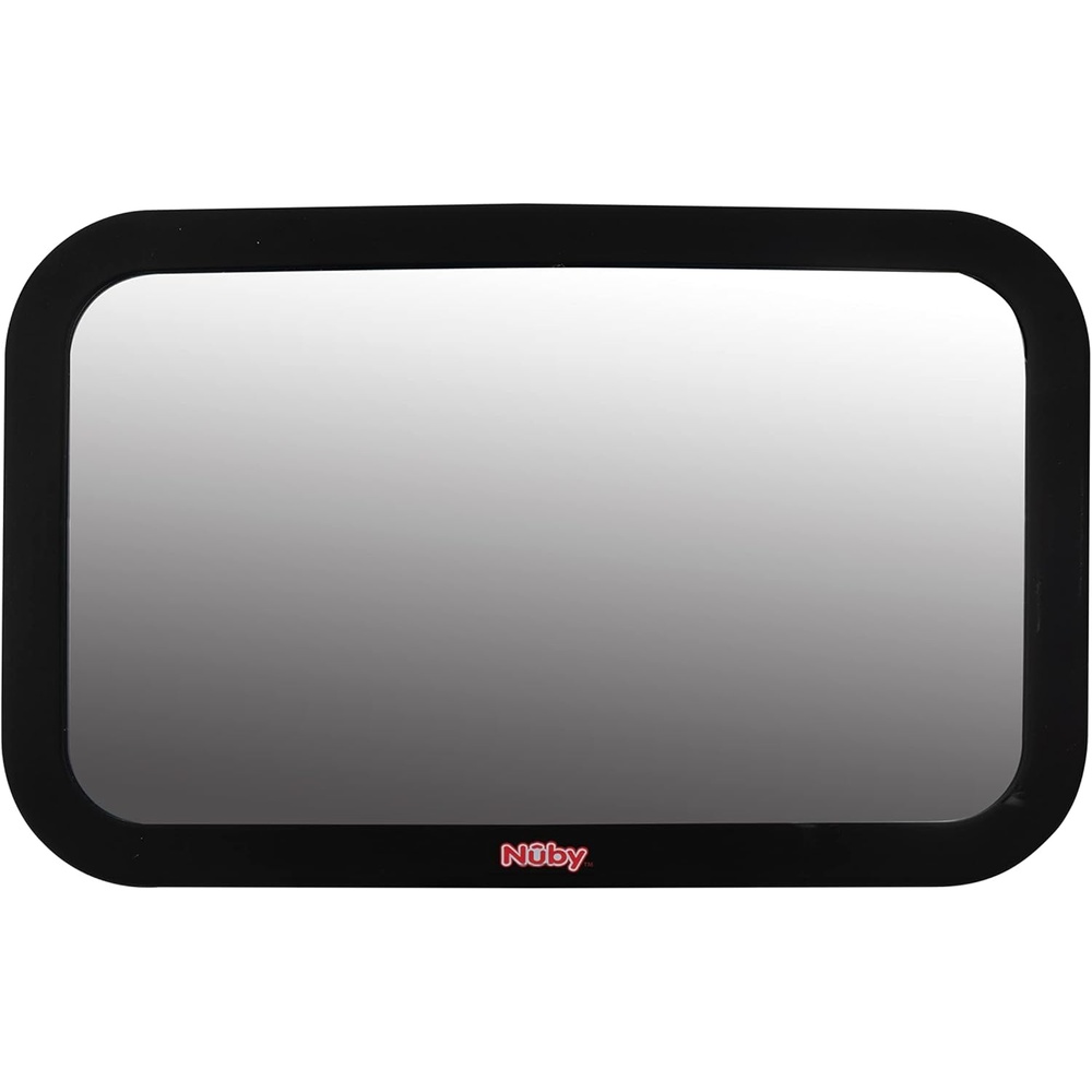 image:imageNuby Adjustable Backseat Baby Mirror with Swivel Base for Easy Viewing Quick Install Shatter Resistant Black12 inches W x 4 inches L x 9 inches H