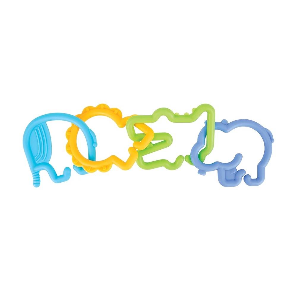 image:imageNuby Animal Click Links Teether Toy 24Piece Set 3 Months