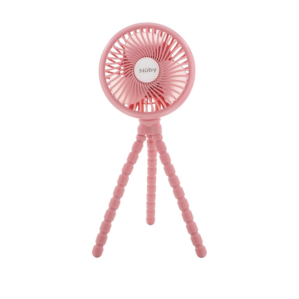 image:imageNuby Stroller Fan with Adjustable Legs 3Speed Portable Fan for Car Seats and Play Yards Stroller Accessories Summer Travel Essentials BlackPink