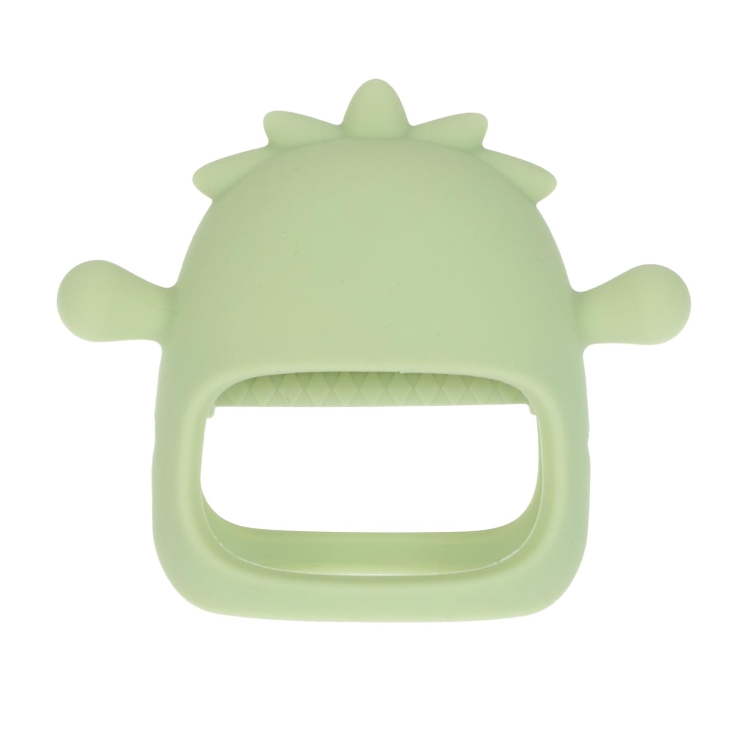 image:imageNuby Silicone Wrist Teething Mitten Baby Teether Ring 3 Months Provides Teething Relief for Babies and Toddlers Brown MonkeyGreen Hedgehog