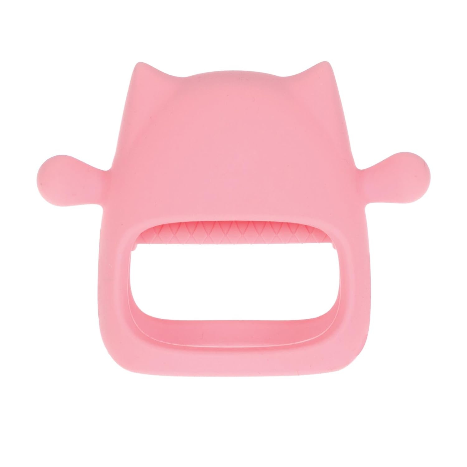 image:imageNuby Silicone Wrist Teething Mitten Baby Teether Ring 3 Months Provides Teething Relief for Babies and Toddlers Brown MonkeyPink Owl